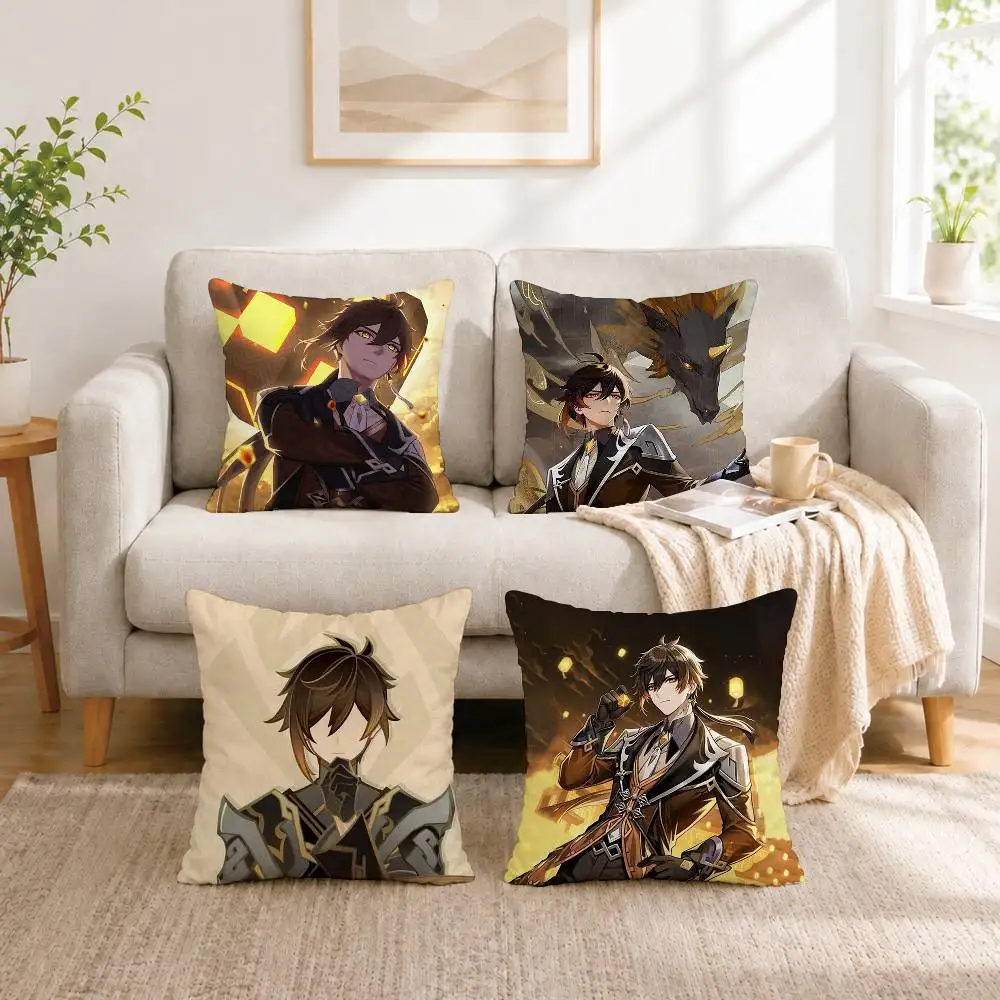 Game Genshin Impact Zhongli Pillow Case Square Double-Sided Sofa Cushion Cover Bedroom Bedside Pillow Gift
Game Genshin Impact Zhongli Pillow Case Square Double-Sided Sofa Cushion Cover Bedroom Bedside Pillow Gift
