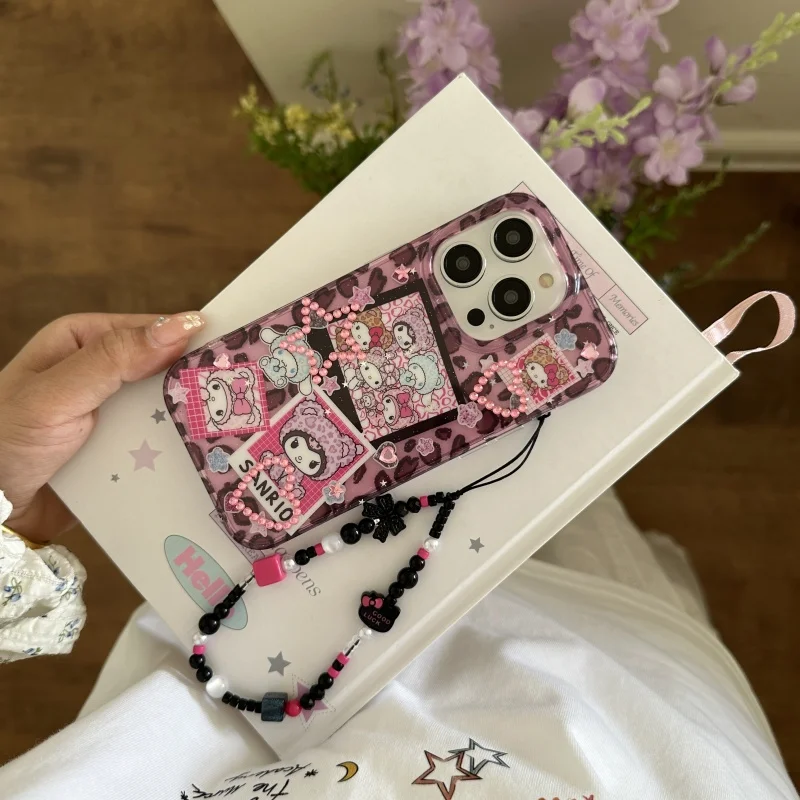 Cute Cartoon Love Heart Glitter Cinnamoroll Kuromi Kitty Melody Luxury leopard print Case For iPhone 13 14 15 16 ProMax Cover 
Cute Cartoon Love Heart Glitter Cinnamoroll Kuromi Kitty Melody Luxury leopard print Case For iPhone 13 14 15 16 ProMax Cover