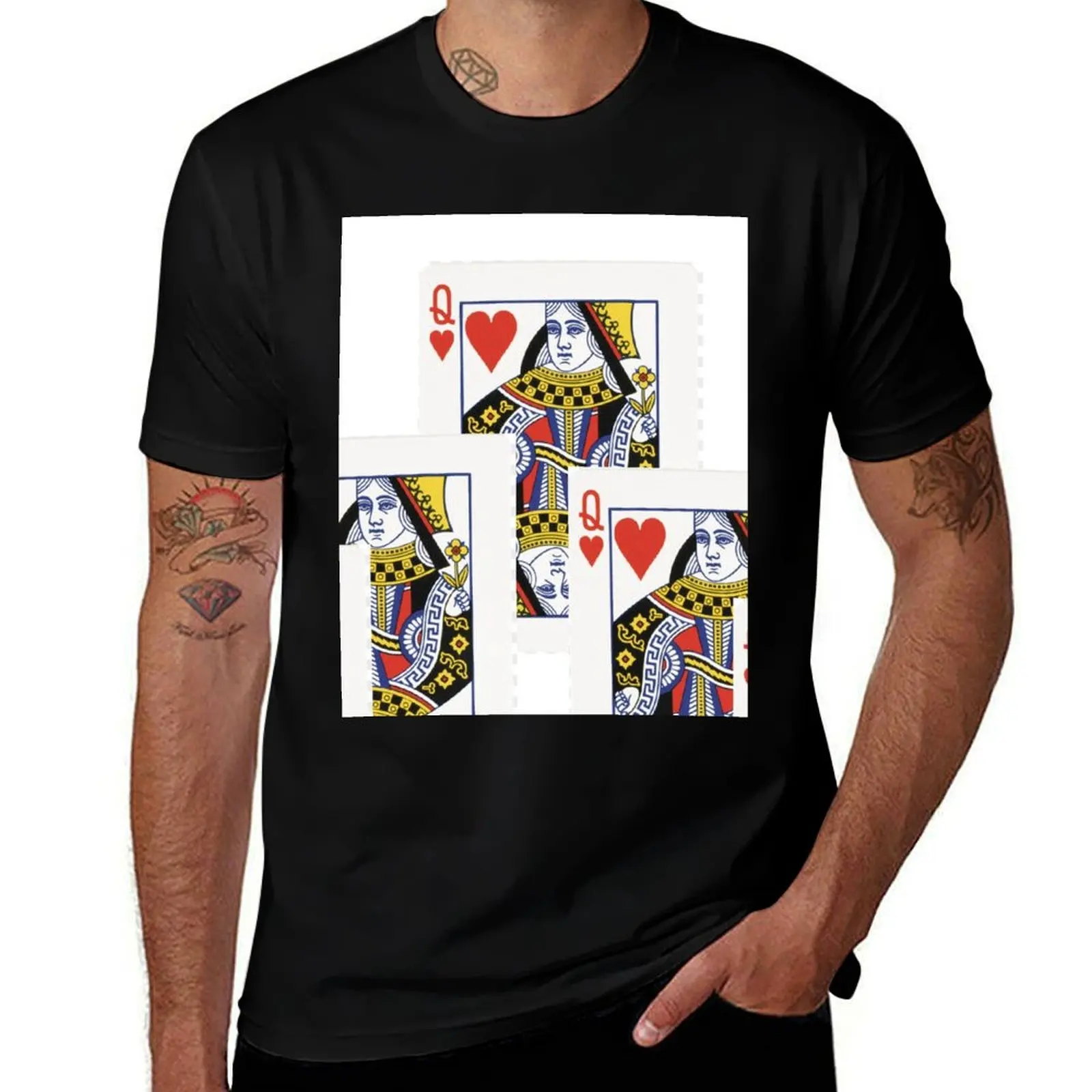 #2 DECORATIVE RED QUEEN OF HEARTS PLAYING CARDS ART, T-Shirt man t shirt designer t shirts for man pack white T-shirt
#2 DECORATIVE RED QUEEN OF HEARTS PLAYING CARDS ART, T-Shirt man t shirt designer t shirts for man pack white T-shirt