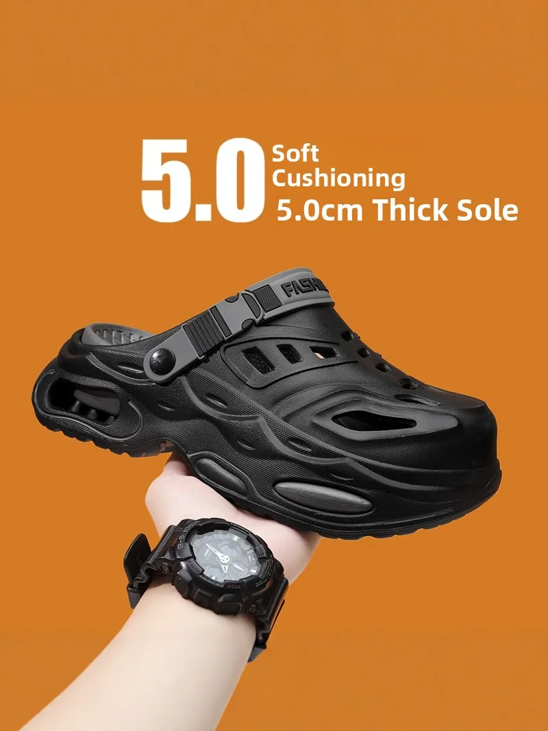 Men's Summer 2026 New Hollow out Anti-Slip Deodorant Beach Driving Dual-Purpose Open-Toe Sandals Casual Flat EVA Slippers
Men's Summer 2026 New Hollow out Anti-Slip Deodorant Beach Driving Dual-Purpose Open-Toe Sandals Casual Flat EVA Slippers