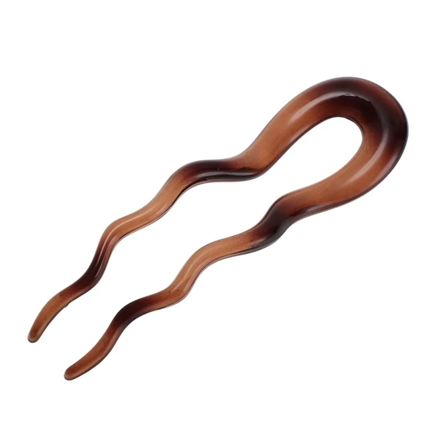 U-shaped Hair Pin 5.12"x1.57" 1 Pc Transparent Brown Dark Brown
U-shaped Hair Pin 5.12"x1.57" 1 Pc Transparent Brown Dark Brown