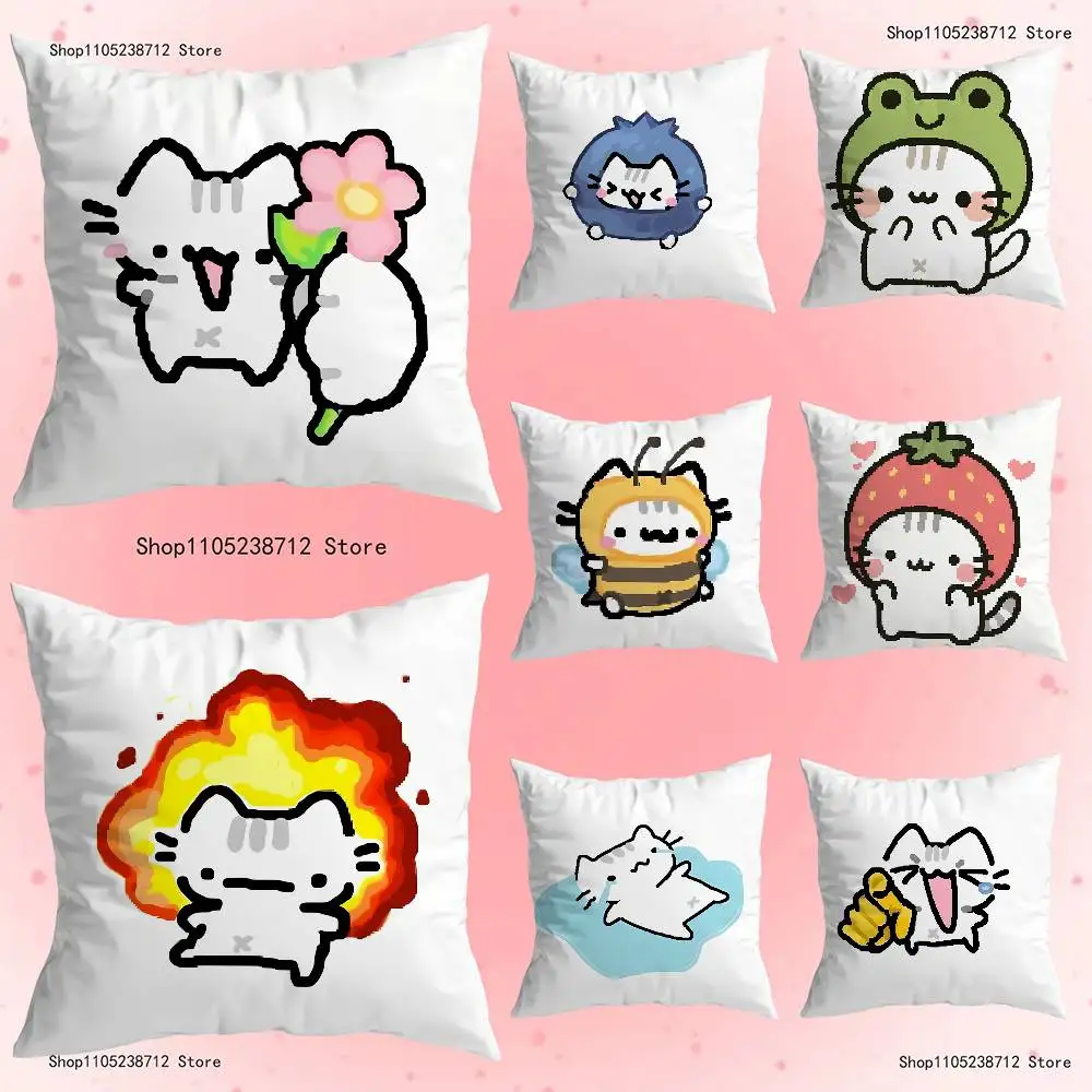 Adorable Cute Cartoon Cat Pillow Case Plush Fabric Soft Pillowcase Double Sided Print Sofa Cushion Cover Throw
Adorable Cute Cartoon Cat Pillow Case Plush Fabric Soft Pillowcase Double Sided Print Sofa Cushion Cover Throw