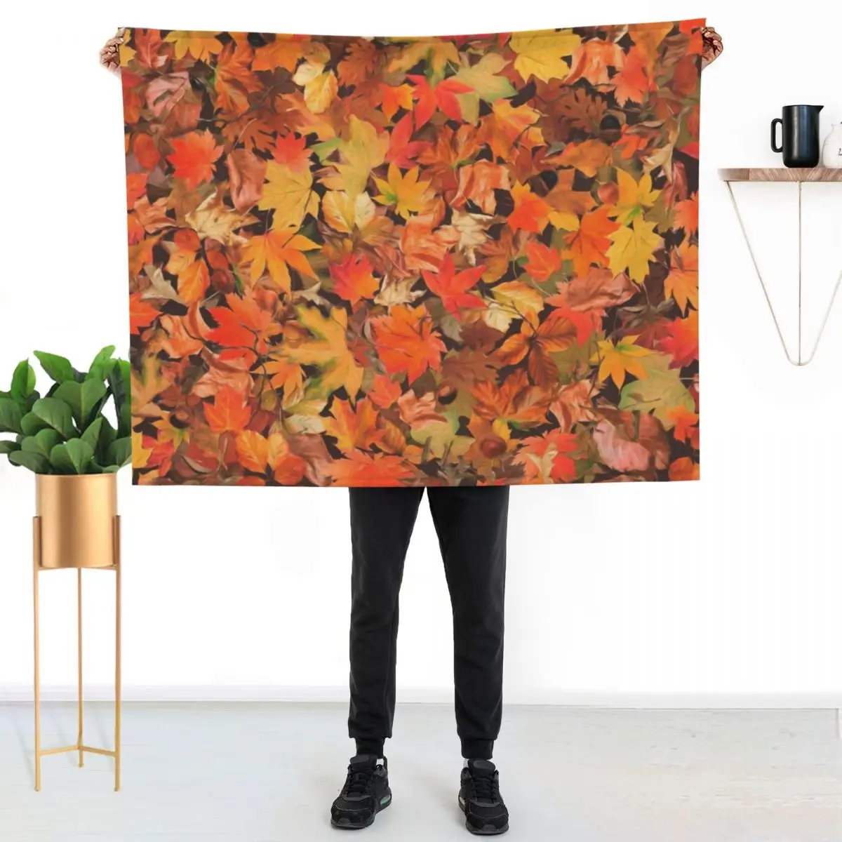 Autumn leaves Throw Blanket All Season Soft Lightweight Blanket for Home
Autumn leaves Throw Blanket All Season Soft Lightweight Blanket for Home