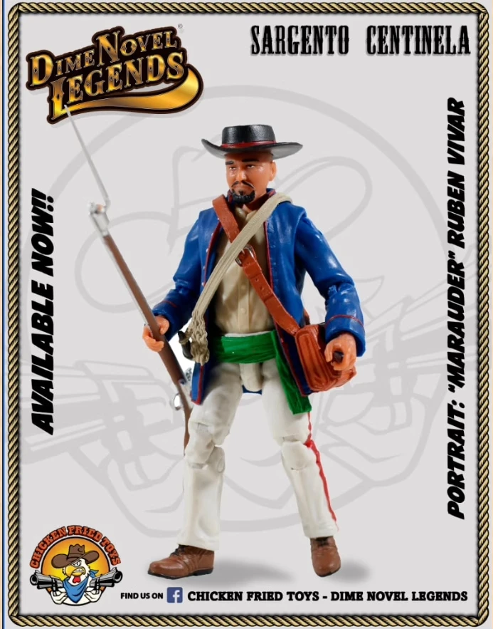 Chicken Fried Toys 1/18 El Genearl Sargento Gentinela Historical Soldier Cowboy Santa Goblin Monster 3.75inches Model Gift
Chicken Fried Toys 1/18 El Genearl Sargento Gentinela Historical Soldier Cowboy Santa Goblin Monster 3.75inches Model Gift