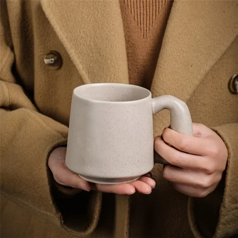 Japanese Ceramic Thick Handle Mug, Solid-Color Milk Cup, Creative Coffee Cup, Simple Office Drinking Cup
Japanese Ceramic Thick Handle Mug, Solid-Color Milk Cup, Creative Coffee Cup, Simple Office Drinking Cup