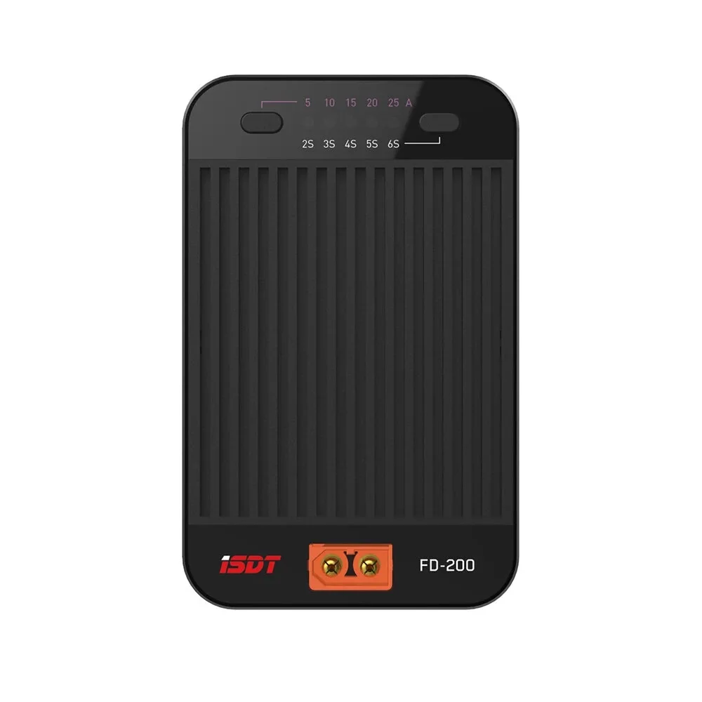 ISDT FD-200 200W 25A High Power Battery Discharger Wireless Bluetooth APP Control For 2-8S LiPo LiHv LiFe RC FPV Drone Battery
ISDT FD-200 200W 25A High Power Battery Discharger Wireless Bluetooth APP Control For 2-8S LiPo LiHv LiFe RC FPV Drone Battery
