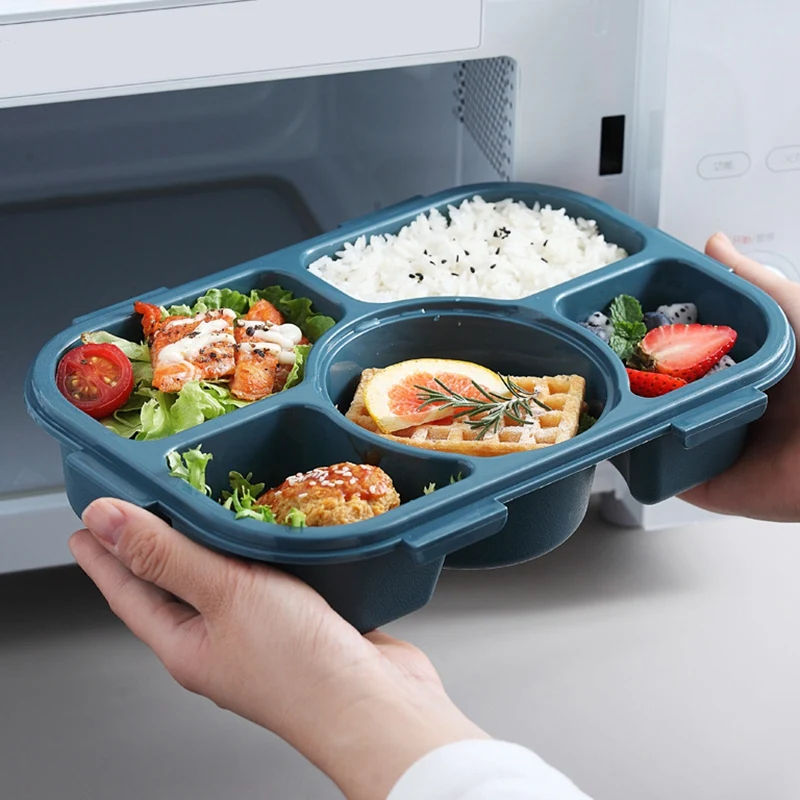 Ланч-бокс B-Est Bento, контейнер для еды с 5 отделениями и салатницей, герметичные контейнеры для обеда для салата для офиса, школы
Ланч-бокс B-Est Bento, контейнер для еды с 5 отделениями и салатницей, герметичные контейнеры для обеда для салата для офиса, школы