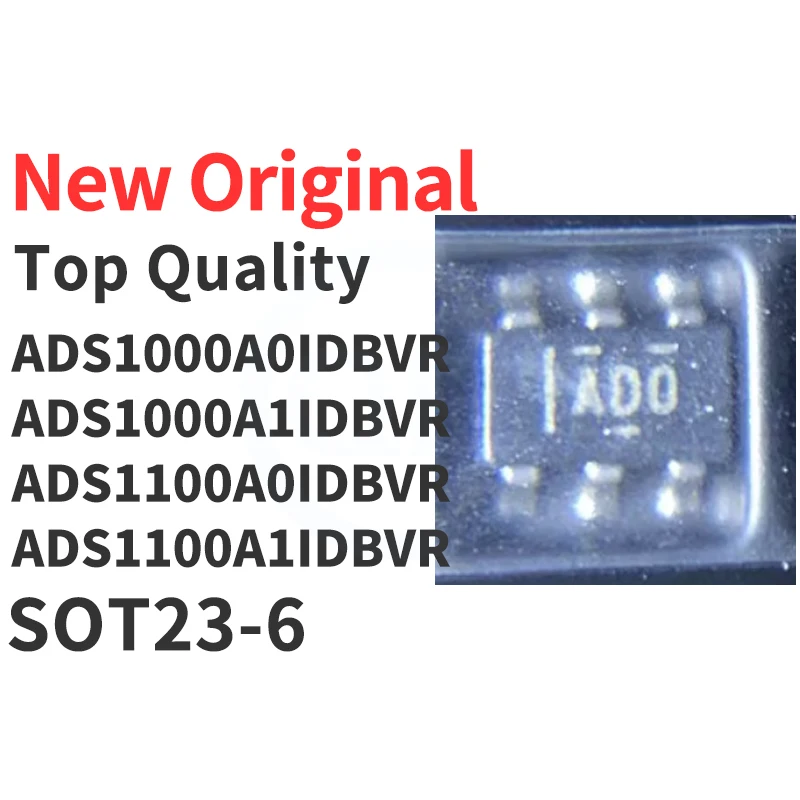 (10 шт.) ADS1000A0IDBVR ADS1000A1IDBVR ADS1100A0IDBVR ADS1100A1IDBVR BD0 BD1 AD0 AD1 SOT23-6 Новый оригинальный
(10 шт.) ADS1000A0IDBVR ADS1000A1IDBVR ADS1100A0IDBVR ADS1100A1IDBVR BD0 BD1 AD0 AD1 SOT23-6 Новый оригинальный