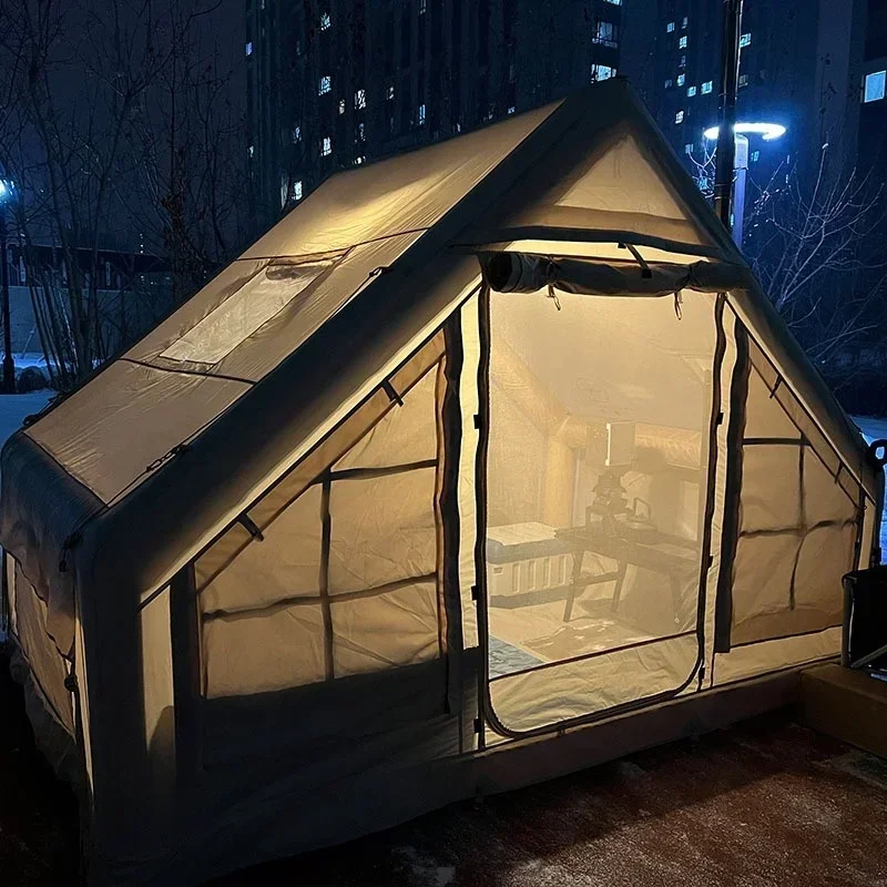 5-6 Person Inflatable Family Camping Tent Waterproof UV-proof Large Outdoor Air inflatable Glamping Tent
5-6 Person Inflatable Family Camping Tent Waterproof UV-proof Large Outdoor Air inflatable Glamping Tent