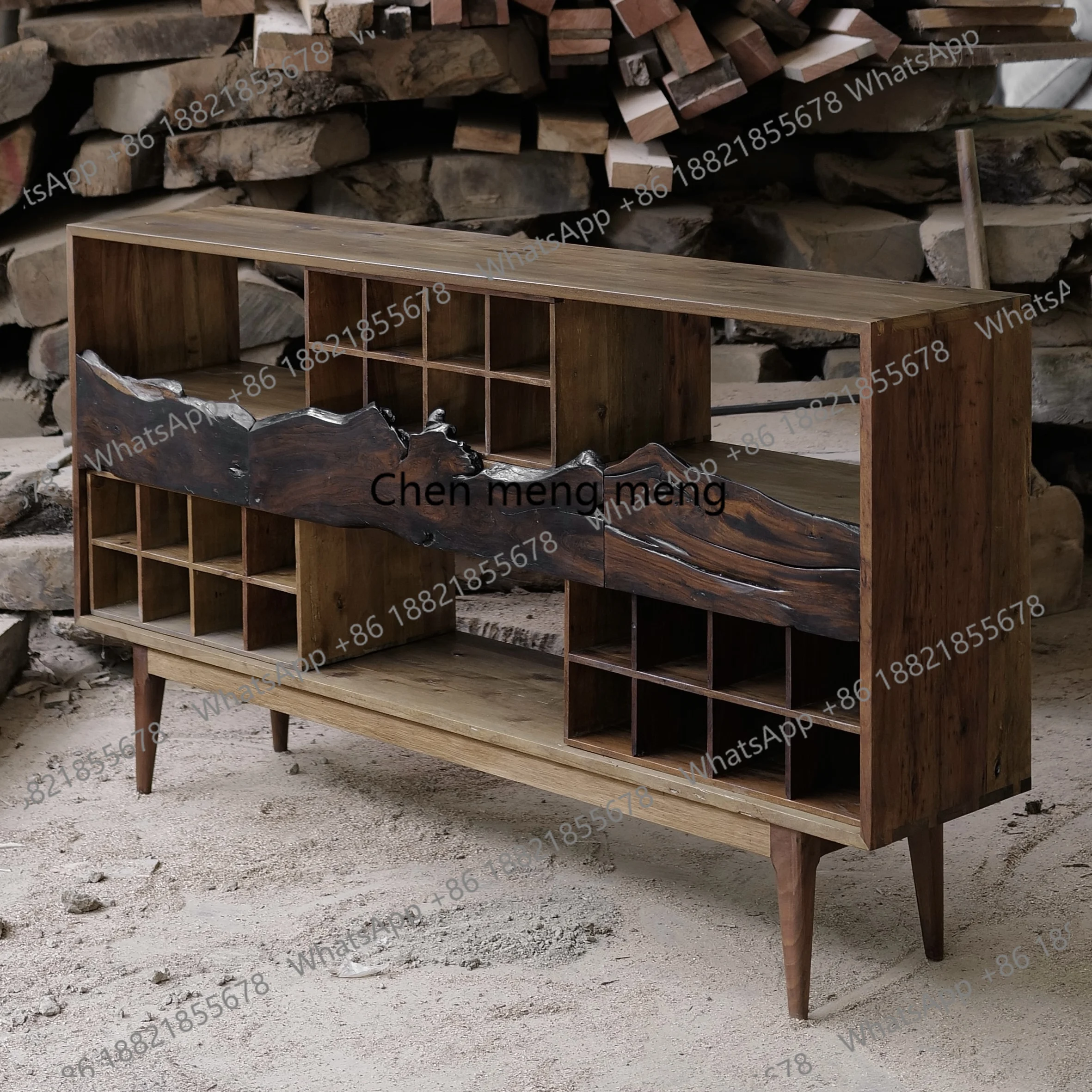 Solid wood dining side cabinet + wooden drawer coffee cabinet
Solid wood dining side cabinet + wooden drawer coffee cabinet