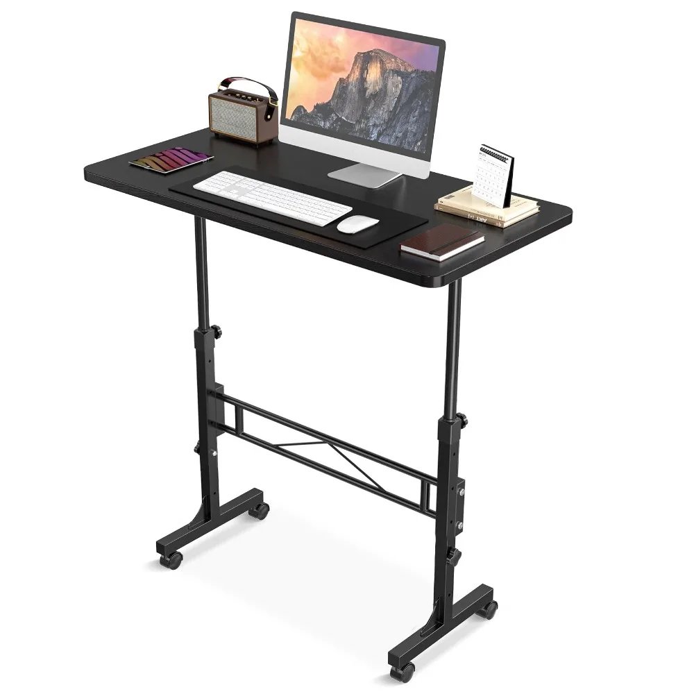 Small Standing Table Adjustable Height, Mobile Stand Up Desk with Wheels, 32 Inch Portable Rolling Small Computer Desk
Small Standing Table Adjustable Height, Mobile Stand Up Desk with Wheels, 32 Inch Portable Rolling Small Computer Desk