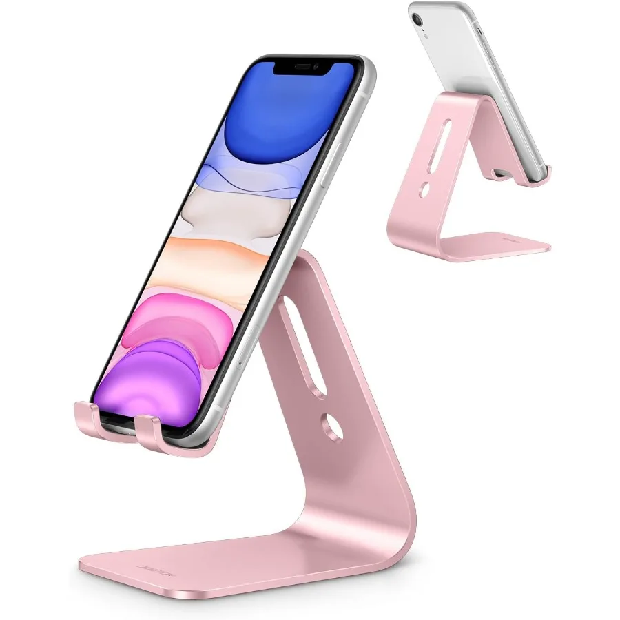 OMOTON Upgraded Aluminum Cell Phone Stand for Desk C1 Durable Cellphone Dock with Protective Pads Smart Stand Designed for iPho
OMOTON Upgraded Aluminum Cell Phone Stand for Desk C1 Durable Cellphone Dock with Protective Pads Smart Stand Designed for iPho