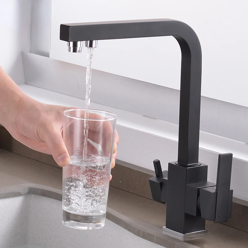 Kitchen Filter Faucet Drinking Water Cold and Hot Single Hole Chrome Sinks Deck Mounted Mixer Tap
Kitchen Filter Faucet Drinking Water Cold and Hot Single Hole Chrome Sinks Deck Mounted Mixer Tap