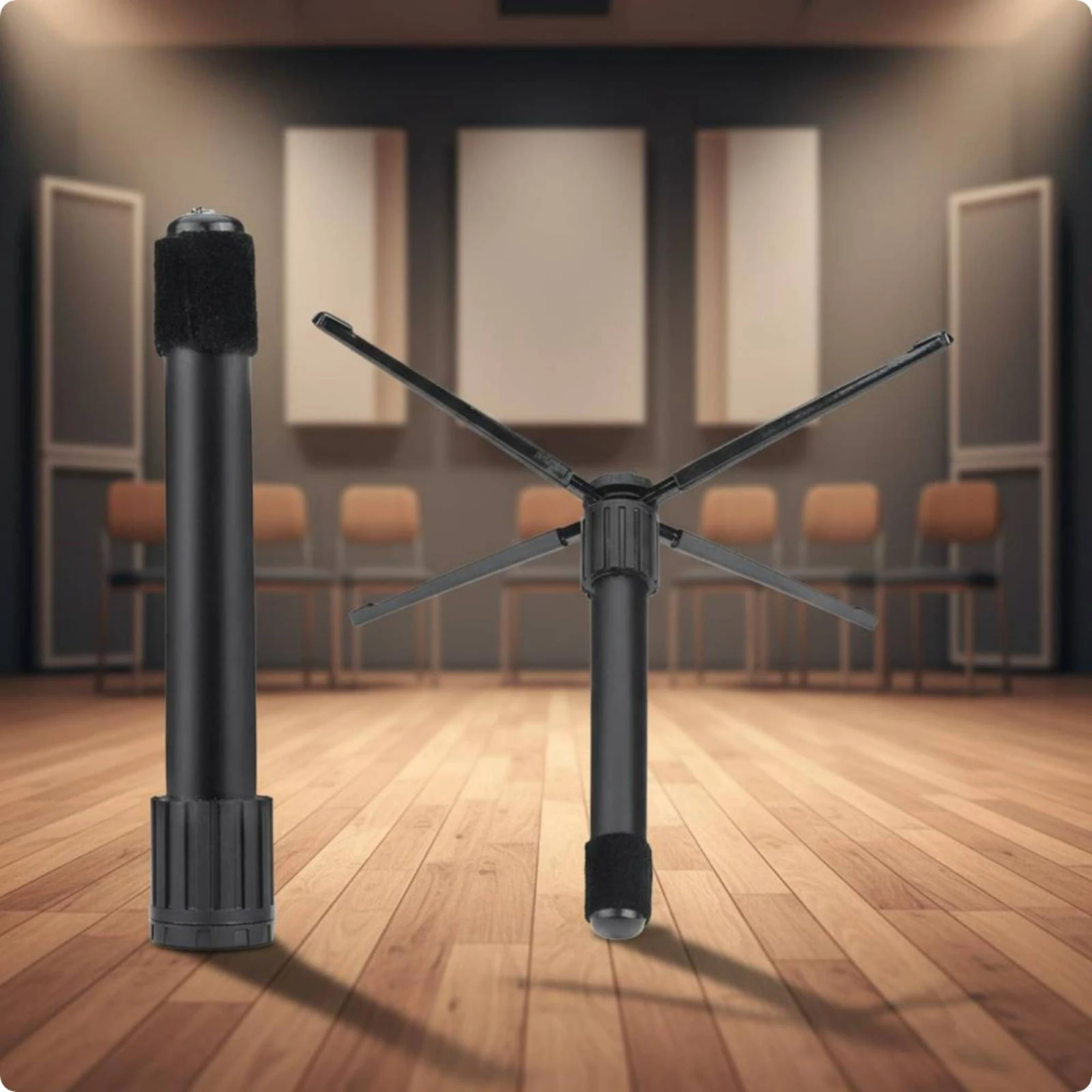 Woodwind Instrument Stand Foam-Padded Clarinet Tripod Stand Performance Gear Lightweight Metal and Plastic
Woodwind Instrument Stand Foam-Padded Clarinet Tripod Stand Performance Gear Lightweight Metal and Plastic