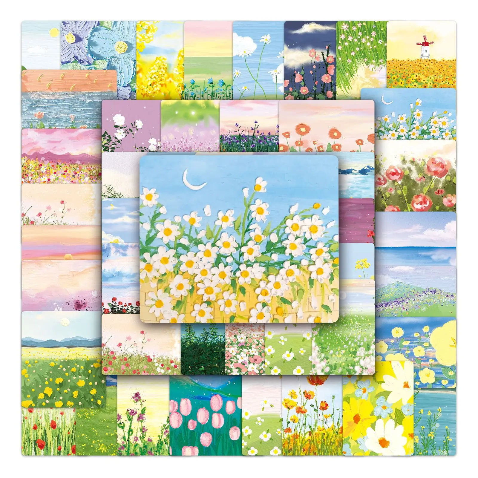 10/50PCS Flowers Oil Painting Sunflowers Tulips Graffiti Personality Fresh DIY Decorative Stickers Waterproof Kids Toy
10/50PCS Flowers Oil Painting Sunflowers Tulips Graffiti Personality Fresh DIY Decorative Stickers Waterproof Kids Toy