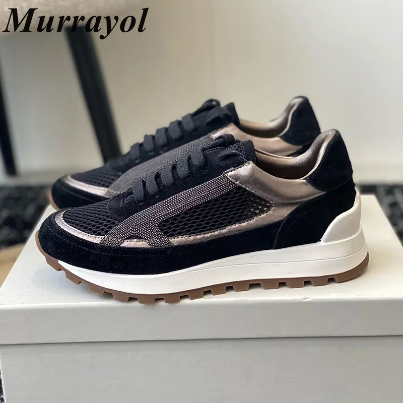 Women Mixed Colors Ventilation Thick Bottom Sneakers Lace Up String Bead Decor Flat Shoes Four Seasons Versatile Casual Shoes
Women Mixed Colors Ventilation Thick Bottom Sneakers Lace Up String Bead Decor Flat Shoes Four Seasons Versatile Casual Shoes