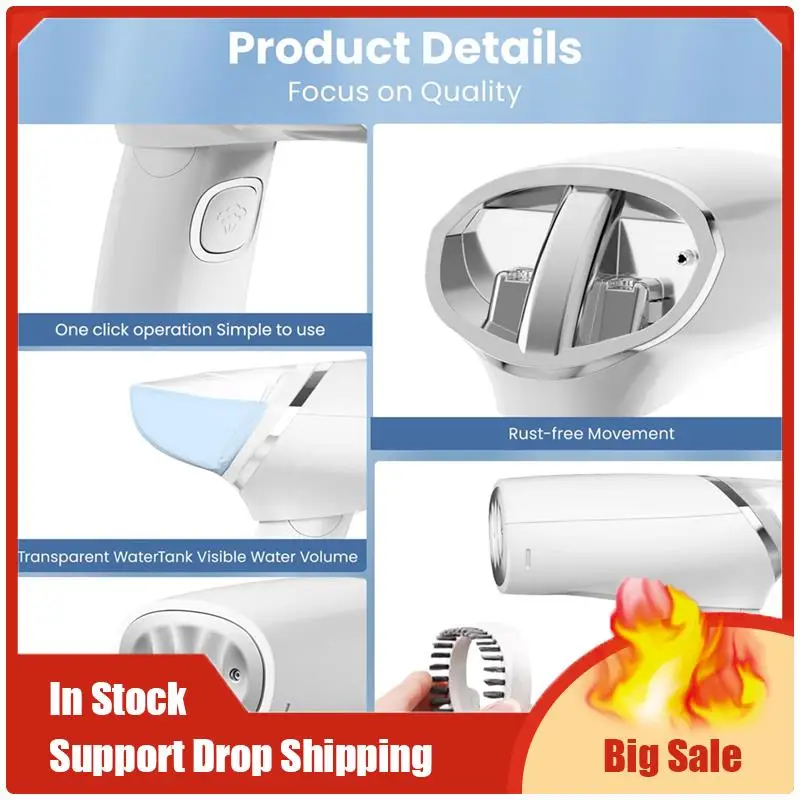 Top Deals Lightweight And Portable Steam Iron - Foldable Mini Garment Steamer With EU Plug For Travel
Top Deals Lightweight And Portable Steam Iron - Foldable Mini Garment Steamer With EU Plug For Travel