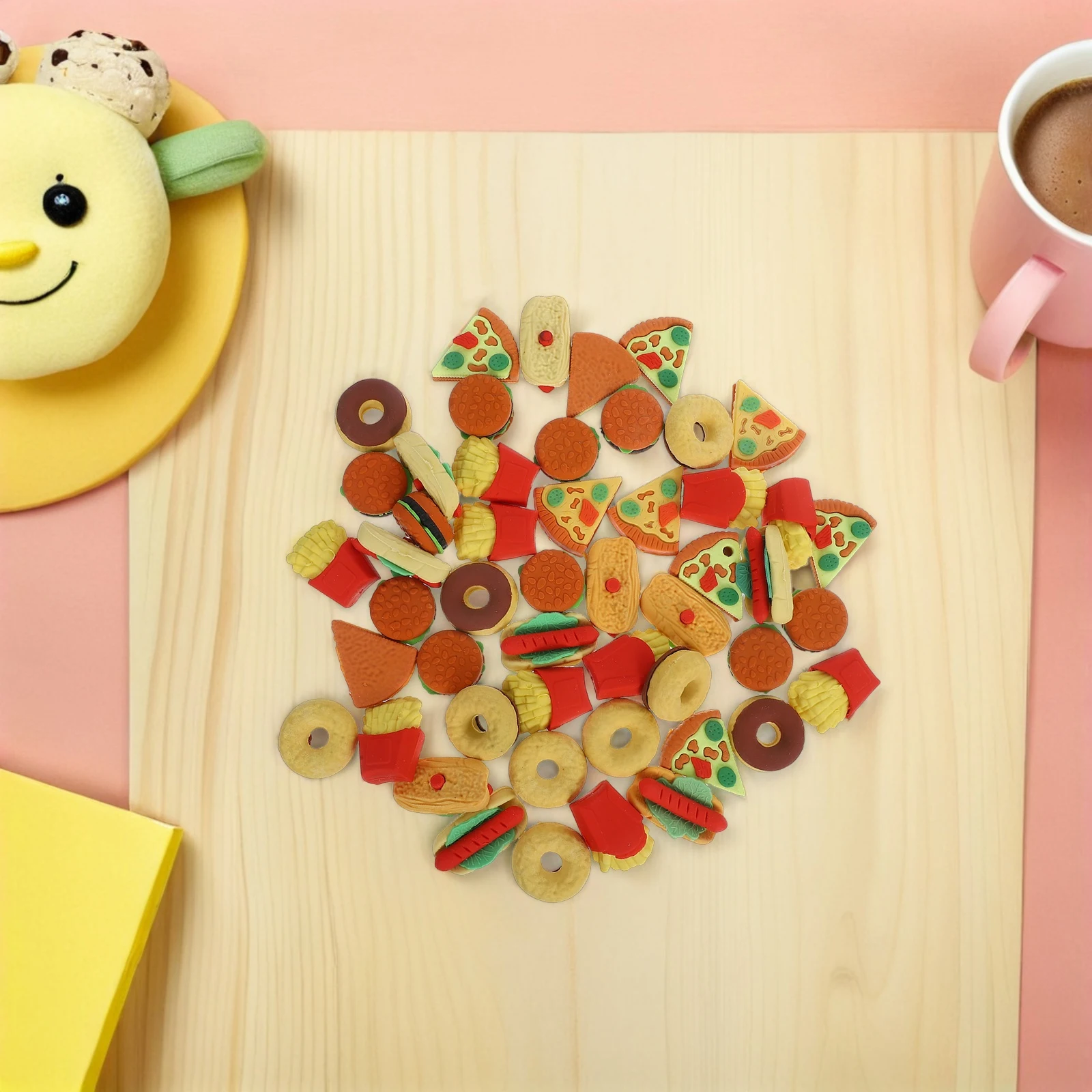50 Pcs Simulated Hamburger Eraser Food Erasers for Kids Cartoon Tpr Funny Student
50 Pcs Simulated Hamburger Eraser Food Erasers for Kids Cartoon Tpr Funny Student
