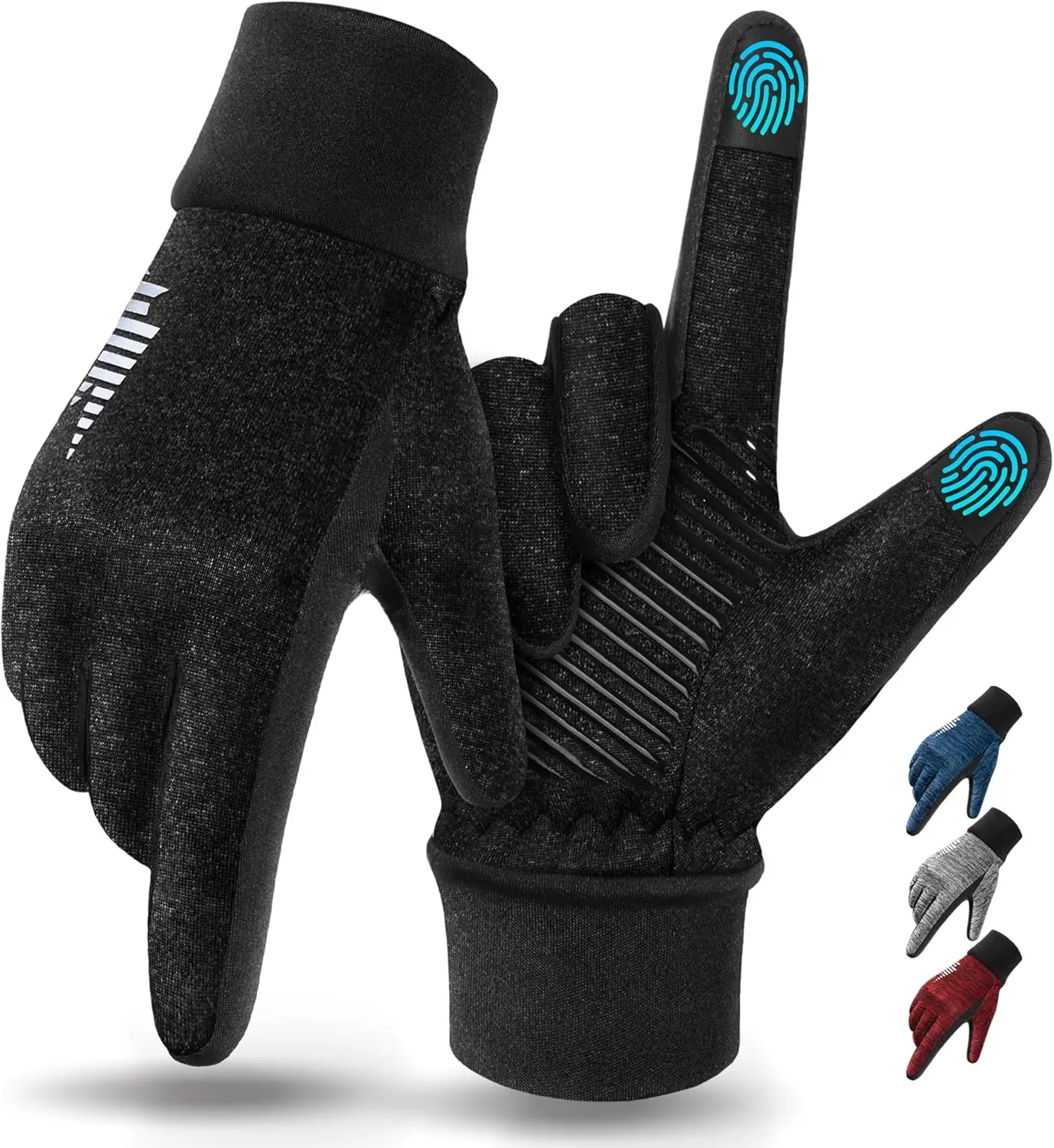 Lightweight Winter Running Gloves, Touch Screen & Anti-Slip Warm Thermal Glove Liners for Driving Cycling Hiking Biking Walking Sports Men Women
Lightweight Winter Running Gloves, Touch Screen & Anti-Slip Warm Thermal Glove Liners for Driving Cycling Hiking Biking Walking Sports Men Women