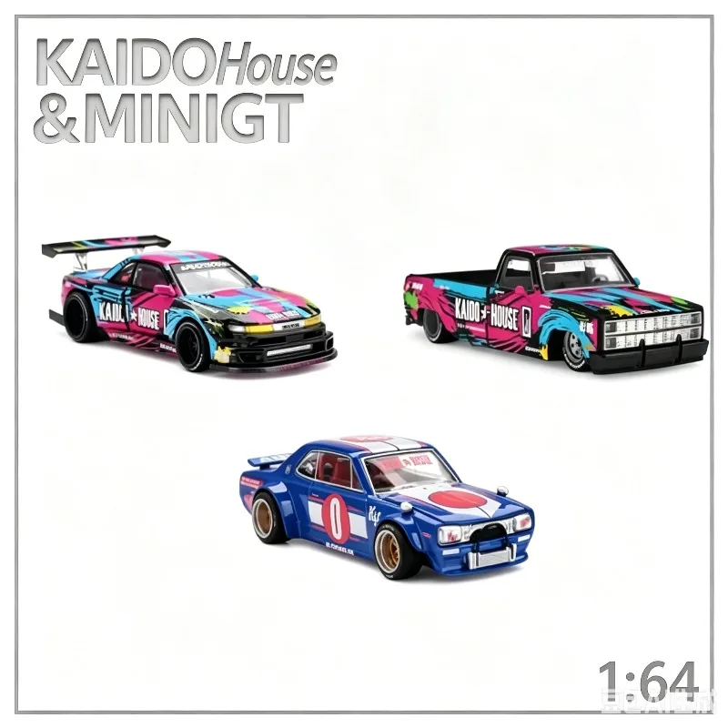 KAIDO House&MINIGT 1:64 Nissan, Chevrolet, die cast alloy car models, adult collectible ornaments, holiday gifts.
KAIDO House&MINIGT 1:64 Nissan, Chevrolet, die cast alloy car models, adult collectible ornaments, holiday gifts.