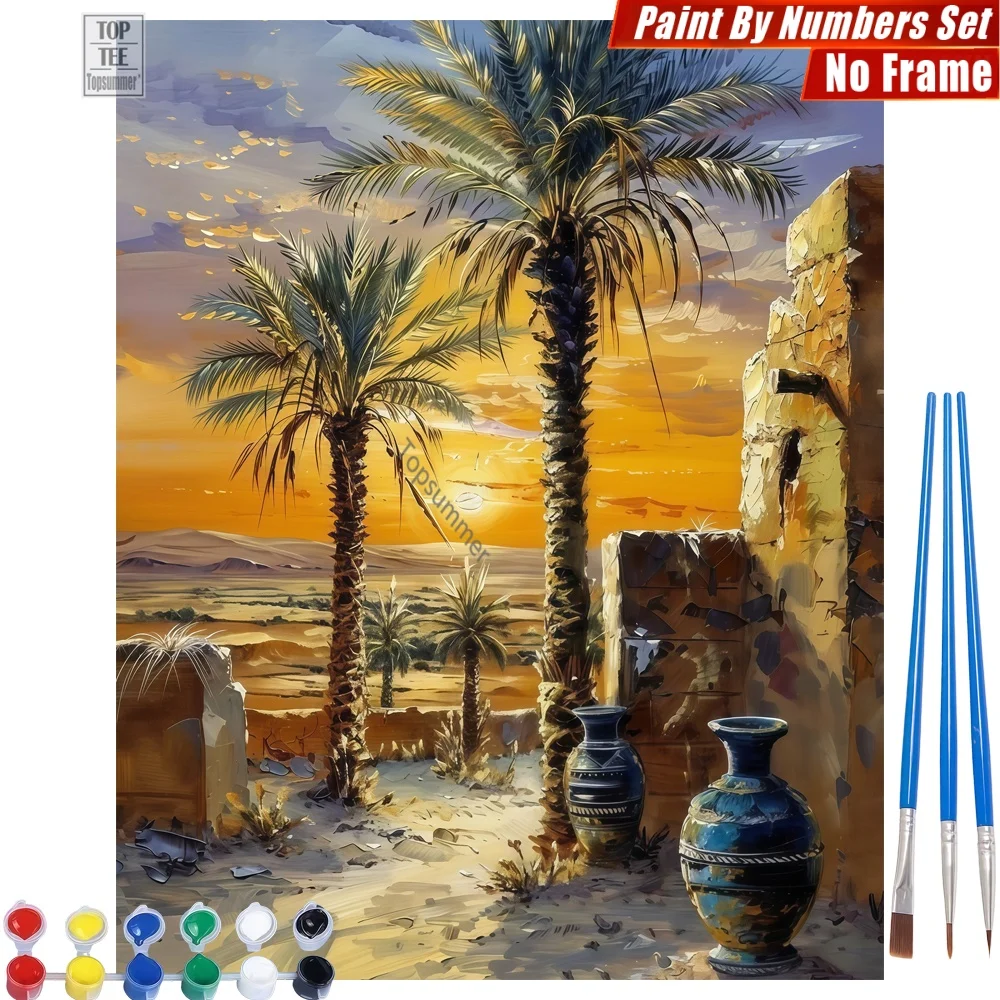 Desert Sunset Landscape DIY Digital Oil Paints Set - Desert Sunset Golden Abstract Wall Art Gift For Husband Gift For Son
Desert Sunset Landscape DIY Digital Oil Paints Set - Desert Sunset Golden Abstract Wall Art Gift For Husband Gift For Son