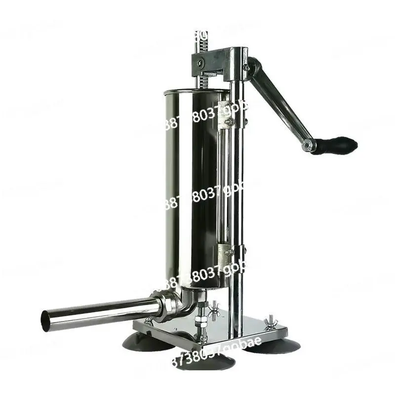 Новая домашняя машина для клизмы Вертикальная коммерческая ручная машина для наполнения колбас из нержавеющей стали
Новая домашняя машина для клизмы Вертикальная коммерческая ручная машина для наполнения колбас из нержавеющей стали