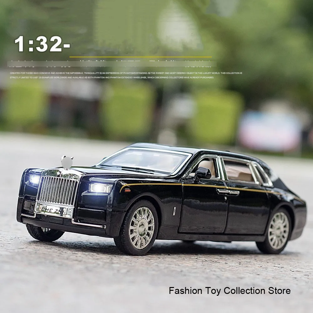 1: 32 Rolls-Royce Alloy Car Model High Simulation Diecasts Toy With Sound and Light Pull Back Vehicles Decoration Toys For Kids
1: 32 Rolls-Royce Alloy Car Model High Simulation Diecasts Toy With Sound and Light Pull Back Vehicles Decoration Toys For Kids