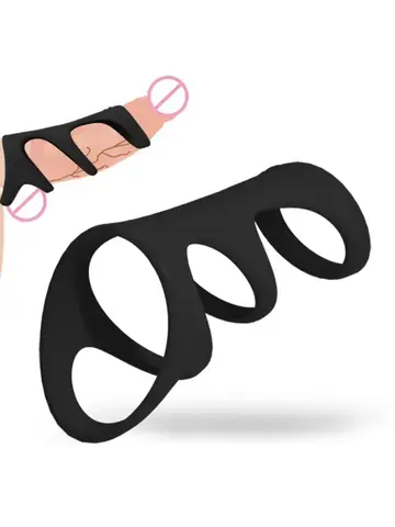 Anillo de bloqueo de Semen, anillo para agrandar el pene, anillo de bloqueo de silicona líquida negra, juguete sexual para eyaculación retardada para hombres, juguete para adultos