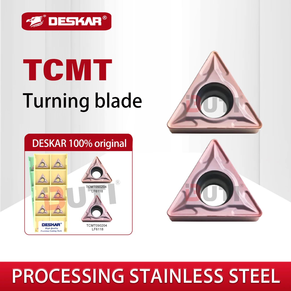 Треугольные расточные лезвия с ЧПУ с внутренним отверстием TCMT 090204 LF6018 LF6118 Твердосплавные токарные пластины с ЧПУ применяются для обработки нержавеющей стали
Треугольные расточные лезвия с ЧПУ с внутренним отверстием TCMT 090204 LF6018 LF6118 Твердосплавные токарные пластины с ЧПУ применяются для обработки нержавеющей стали