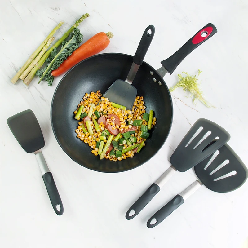 4Piece Silicone Spatula Set suitable for non stick pans Silicone Cooking Spatula Turner Non-Stick Kitchen Utensils
4Piece Silicone Spatula Set suitable for non stick pans Silicone Cooking Spatula Turner Non-Stick Kitchen Utensils