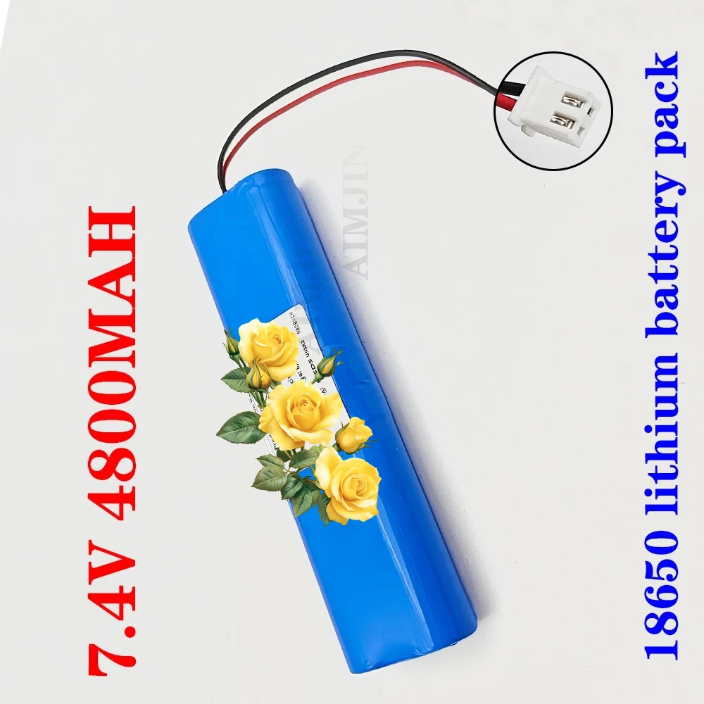 7.4 V, Suitable for Headlights/CCTV/cameras 2S2P Battery Pack 18650 Lithium-ion Battery 4800mAh
7.4 V, Suitable for Headlights/CCTV/cameras 2S2P Battery Pack 18650 Lithium-ion Battery 4800mAh