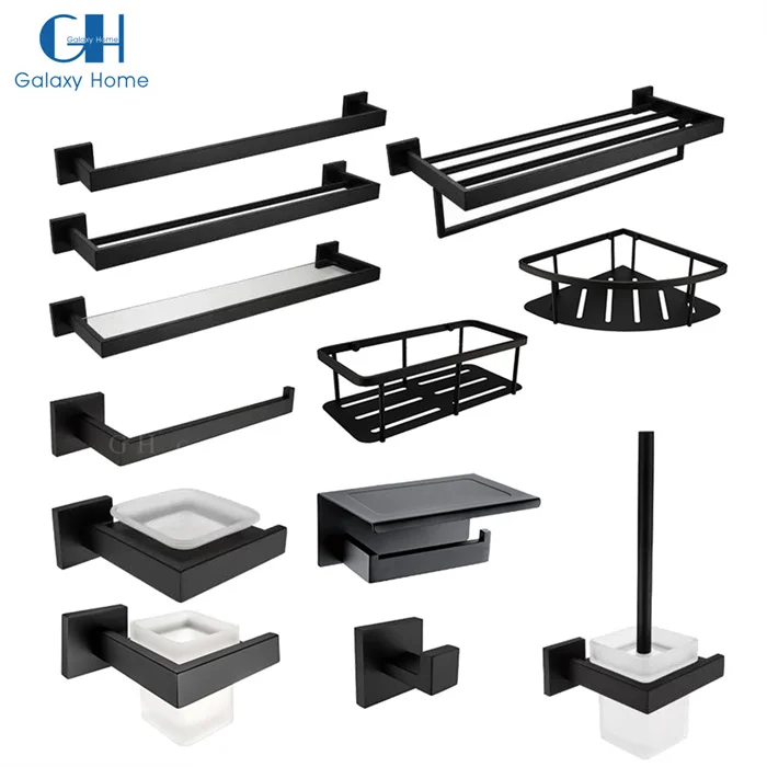GH Luxury Stainless Steel Toilet Bathroom Wall Mounted Accessories Set Modern Eco-friendly Durable Galaxy Home Single Tier Shelf
GH Luxury Stainless Steel Toilet Bathroom Wall Mounted Accessories Set Modern Eco-friendly Durable Galaxy Home Single Tier Shelf