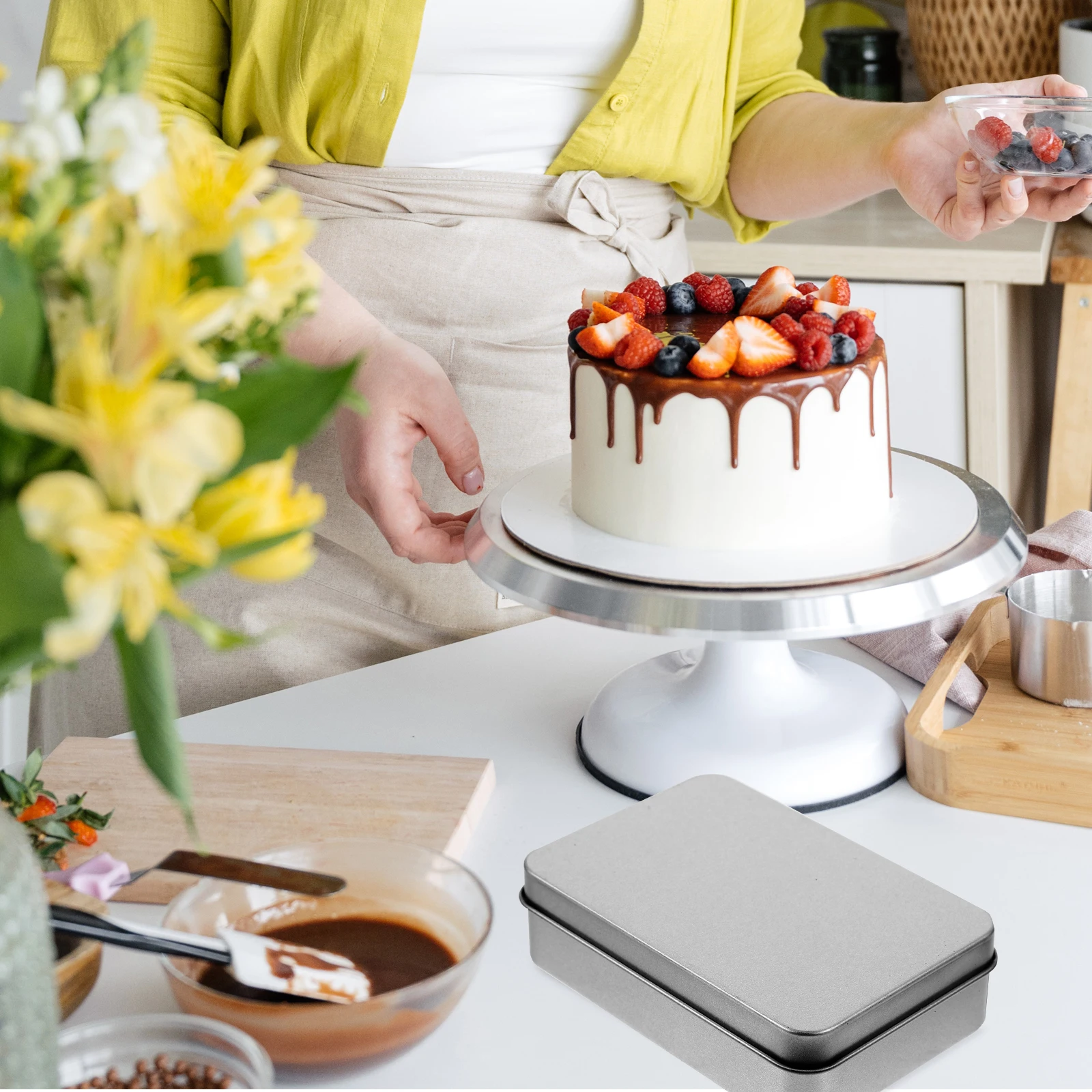 5Pcs Tinplate Storage Box Rectangle Tin Boxes Small Gift Tins Candy Packaging Containers Tin Box with Lid Tinplate Cans
5Pcs Tinplate Storage Box Rectangle Tin Boxes Small Gift Tins Candy Packaging Containers Tin Box with Lid Tinplate Cans