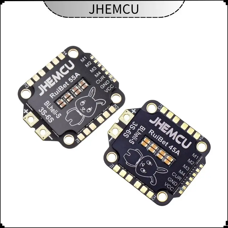 JHEMCU RuiBet 45A/55A ESC BLHELI_S Dshot600 4in1 Brushless ESC 3-6S 30.5X30.5 M4 for RC FPV Freestyle Flight Controller Drone
JHEMCU RuiBet 45A/55A ESC BLHELI_S Dshot600 4in1 Brushless ESC 3-6S 30.5X30.5 M4 for RC FPV Freestyle Flight Controller Drone