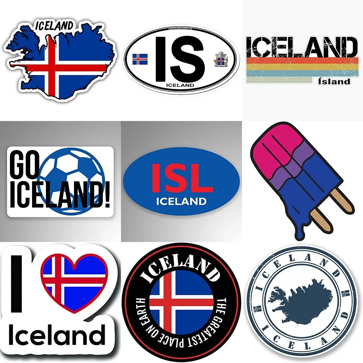 Iceland IS Flag Map Creative PVC Stickers Accessories for Decorate Wall Room Fridge Car Van Suv Helmet Camper Bumper Decal
Iceland IS Flag Map Creative PVC Stickers Accessories for Decorate Wall Room Fridge Car Van Suv Helmet Camper Bumper Decal
