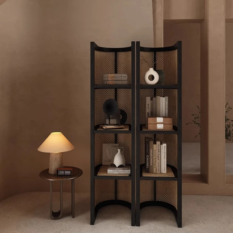 Vine weaving rack, character display cabinet, prop display rack, floor standing storage rack, multi-layer storage corner cabinet
Vine weaving rack, character display cabinet, prop display rack, floor standing storage rack, multi-layer storage corner cabinet