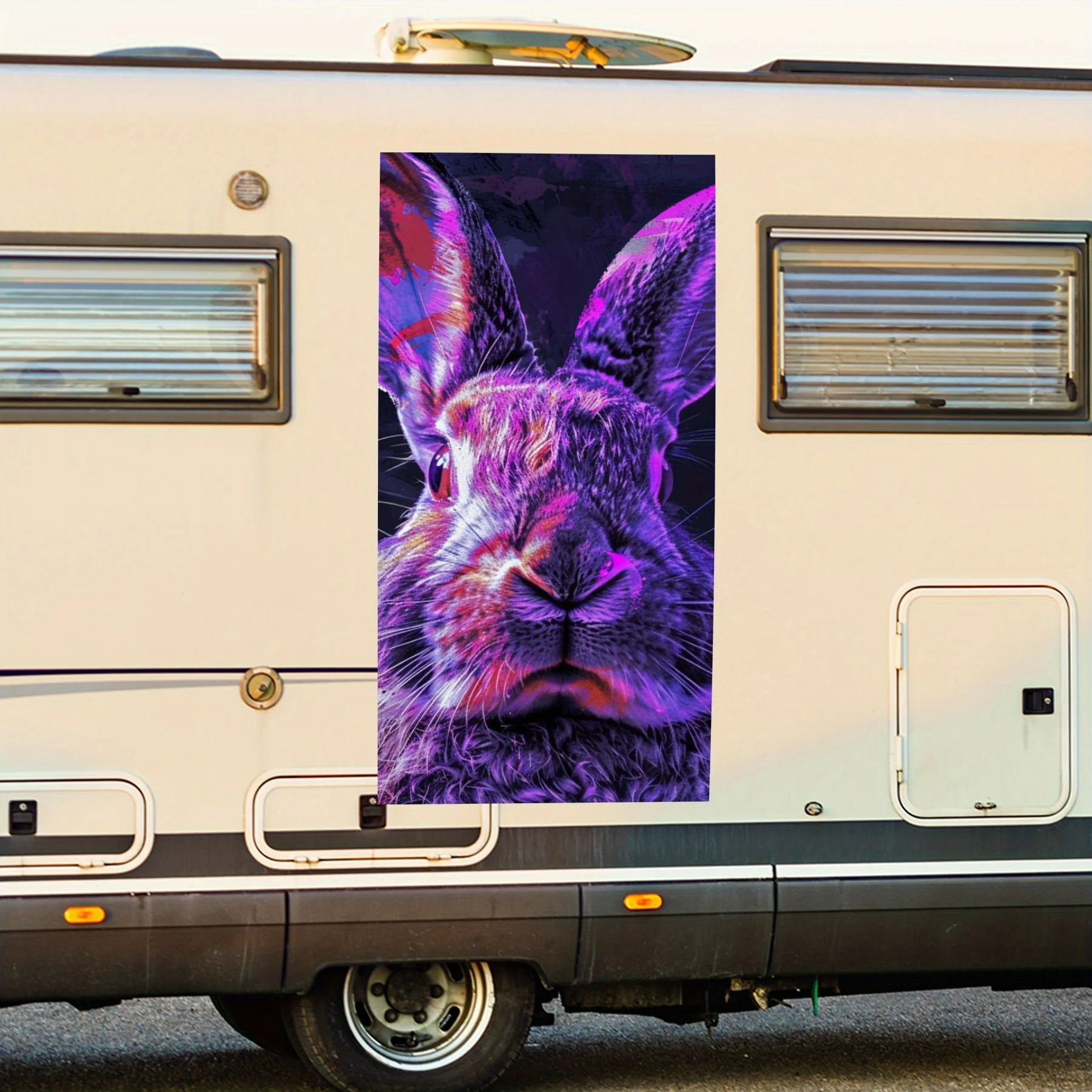 Cool Rabbit Rebellion Motorhome Car Door Sticker PVC Self Waterproof Stick, Striking Auto Exterior Accessories Decor Protect Gif
Cool Rabbit Rebellion Motorhome Car Door Sticker PVC Self Waterproof Stick, Striking Auto Exterior Accessories Decor Protect Gif