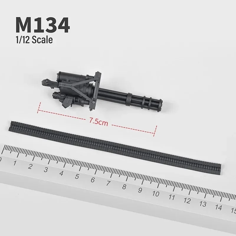 M134 масштаб 1/12, модель Гатлинга Минигун, пластиковая модель 7,5 см, модель оружия, экшн-фигурка, реквизит для сцены, подходит для 6-дюймового мужского тела солдата
M134 масштаб 1/12, модель Гатлинга Минигун, пластиковая модель 7,5 см, модель оружия, экшн-фигурка, реквизит для сцены, подходит для 6-дюймового мужского тела солдата