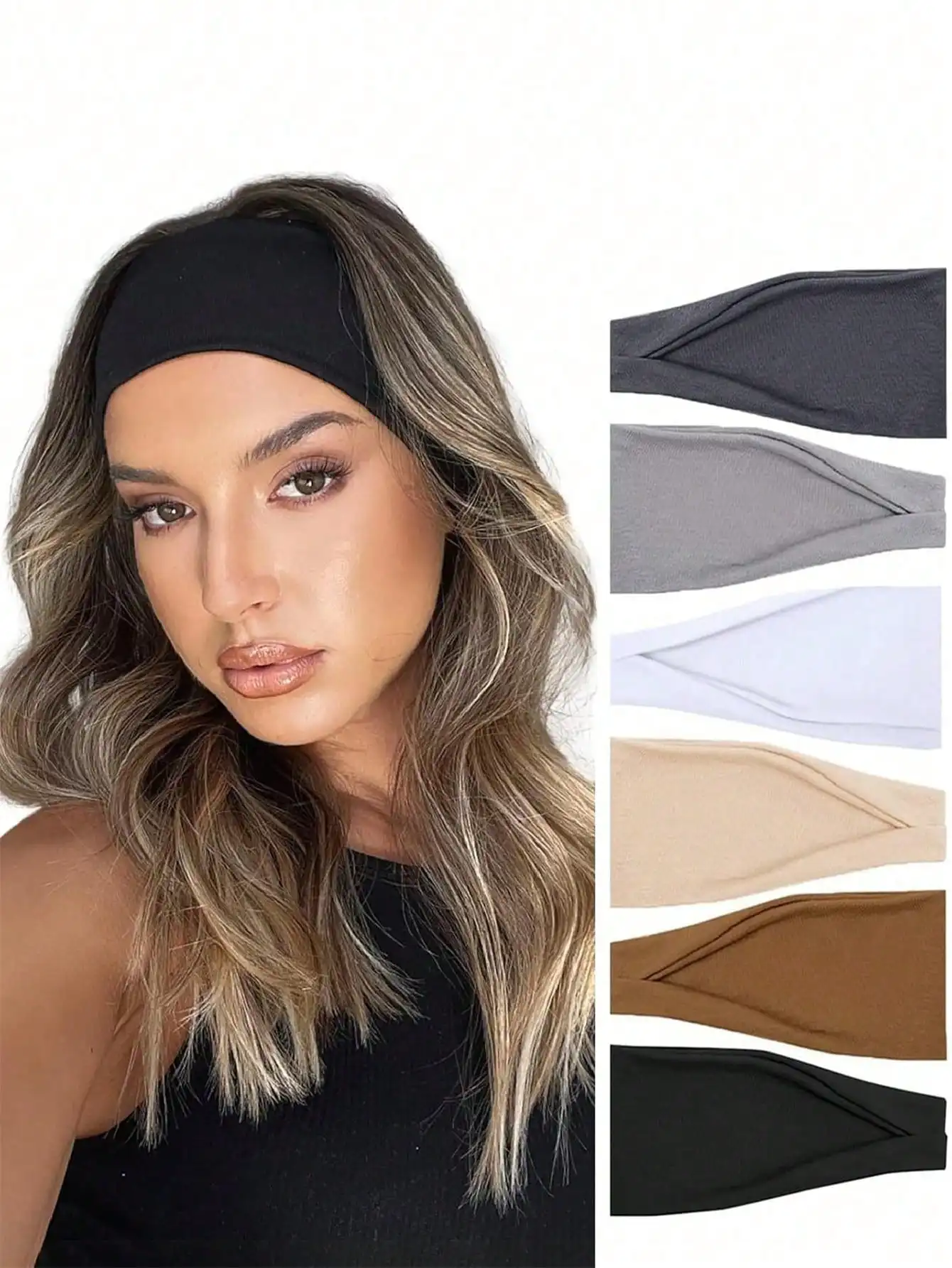 1/6pcs Women's Non-Slip Thick Headband - Elastic Sweatband, Suitable For Yoga, Workout, Fashion And Daily Wear Fall Winter Hair Band Hair Accessories For Women For Vacation Outfits Woman Elegant Scarf Women Bandana Soft Headwrap Summer Outfits,Festival,Pa
1/6pcs Women's Non-Slip Thick Headband - Elastic Sweatband, Suitable For Yoga, Workout, Fashion And Daily Wear Fall Winter Hair Band Hair Accessories For Women For Vacation Outfits Woman Elegant Scarf Women Bandana Soft Headwrap Summer Outfits,Festival,Pa