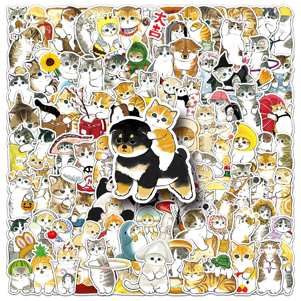 10/30/50/100pcs Cute Funny Creative Cats Stickers DIY Notebook Suitcase Skateboard Laptop Kawaii Animal Graffiti Sticker Kid Toy
10/30/50/100pcs Cute Funny Creative Cats Stickers DIY Notebook Suitcase Skateboard Laptop Kawaii Animal Graffiti Sticker Kid Toy