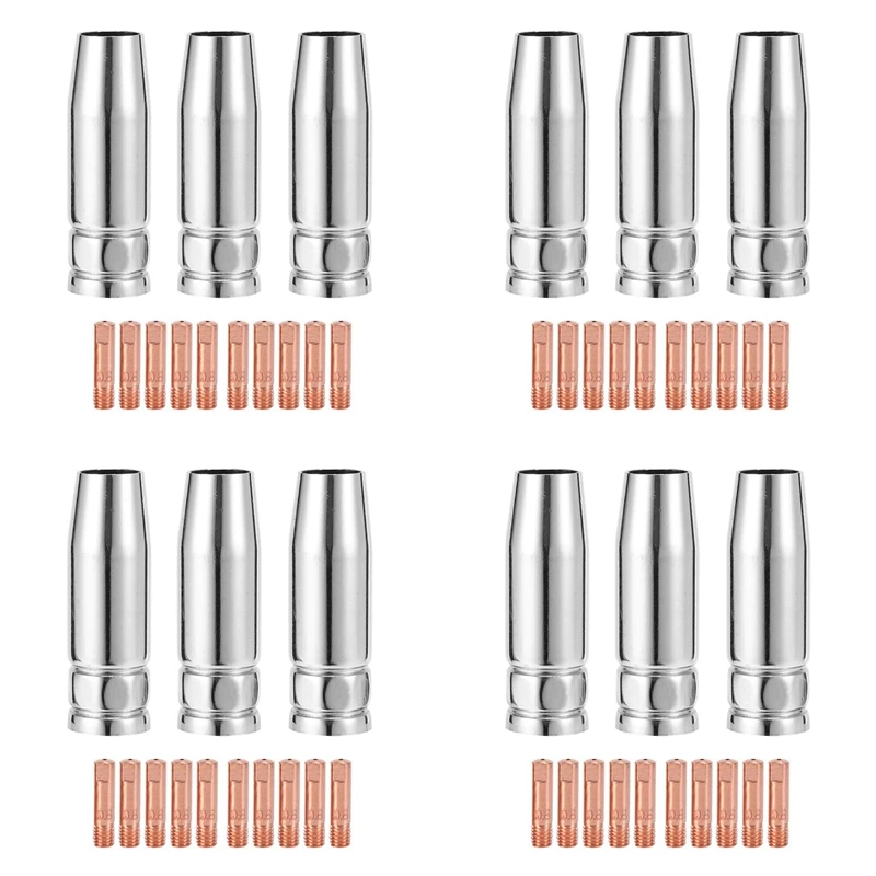 Hot 52Pcs CO2 Mig Welding Torch Aircooled MB 15AK Contact Tip Holder Gas Nozzle 0.8Mm Welder Shield Shroud Nozzle Tip Kit
Hot 52Pcs CO2 Mig Welding Torch Aircooled MB 15AK Contact Tip Holder Gas Nozzle 0.8Mm Welder Shield Shroud Nozzle Tip Kit