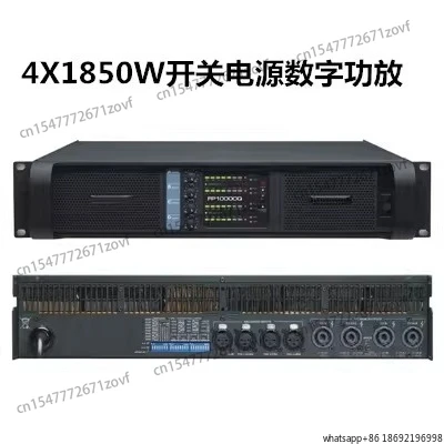 FP10000Q 4-channels Power Amplifier 10000watts Class-D Professional Audio Amplifiers For Dual 15 Speakers Or Line Array
FP10000Q 4-channels Power Amplifier 10000watts Class-D Professional Audio Amplifiers For Dual 15 Speakers Or Line Array