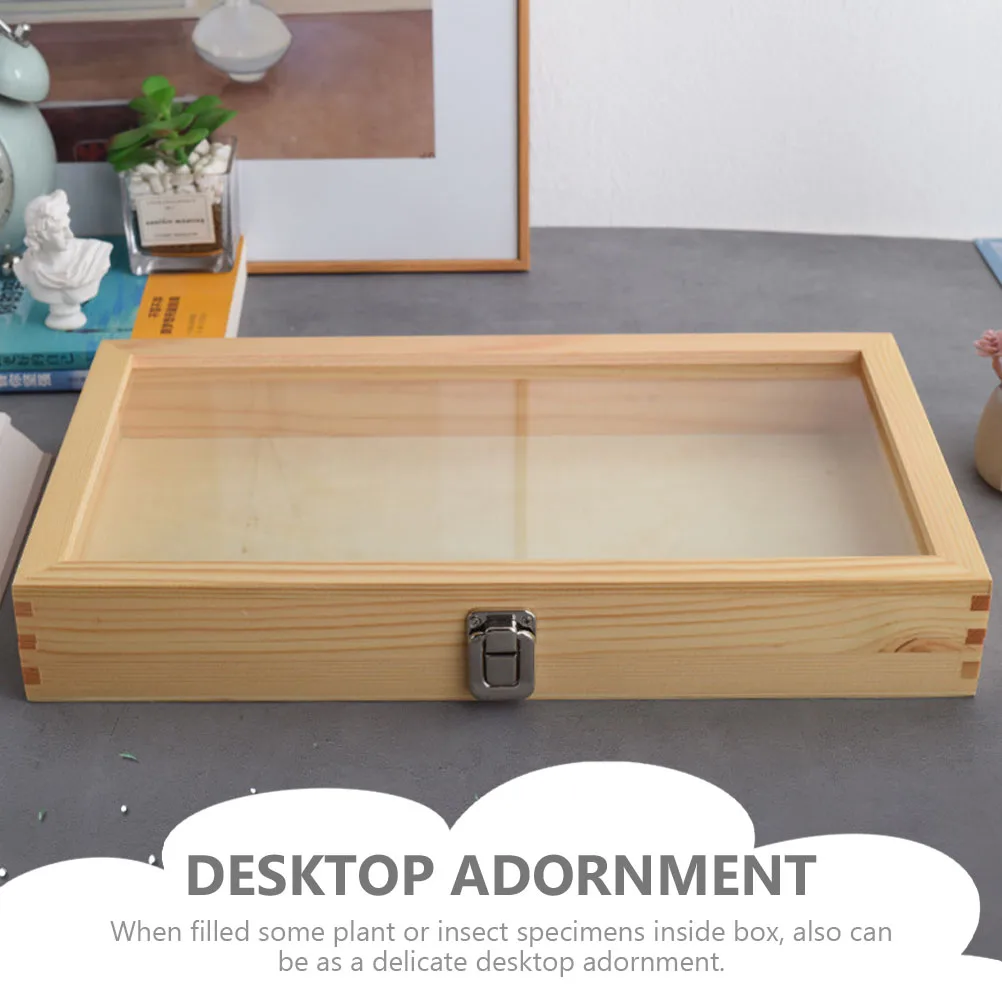 Dustproof Storage Box Wood Specimen Display Case Butterfly Insect Shadow Box Frame Transparent Lid Desktop Plant Collector Gift
Dustproof Storage Box Wood Specimen Display Case Butterfly Insect Shadow Box Frame Transparent Lid Desktop Plant Collector Gift