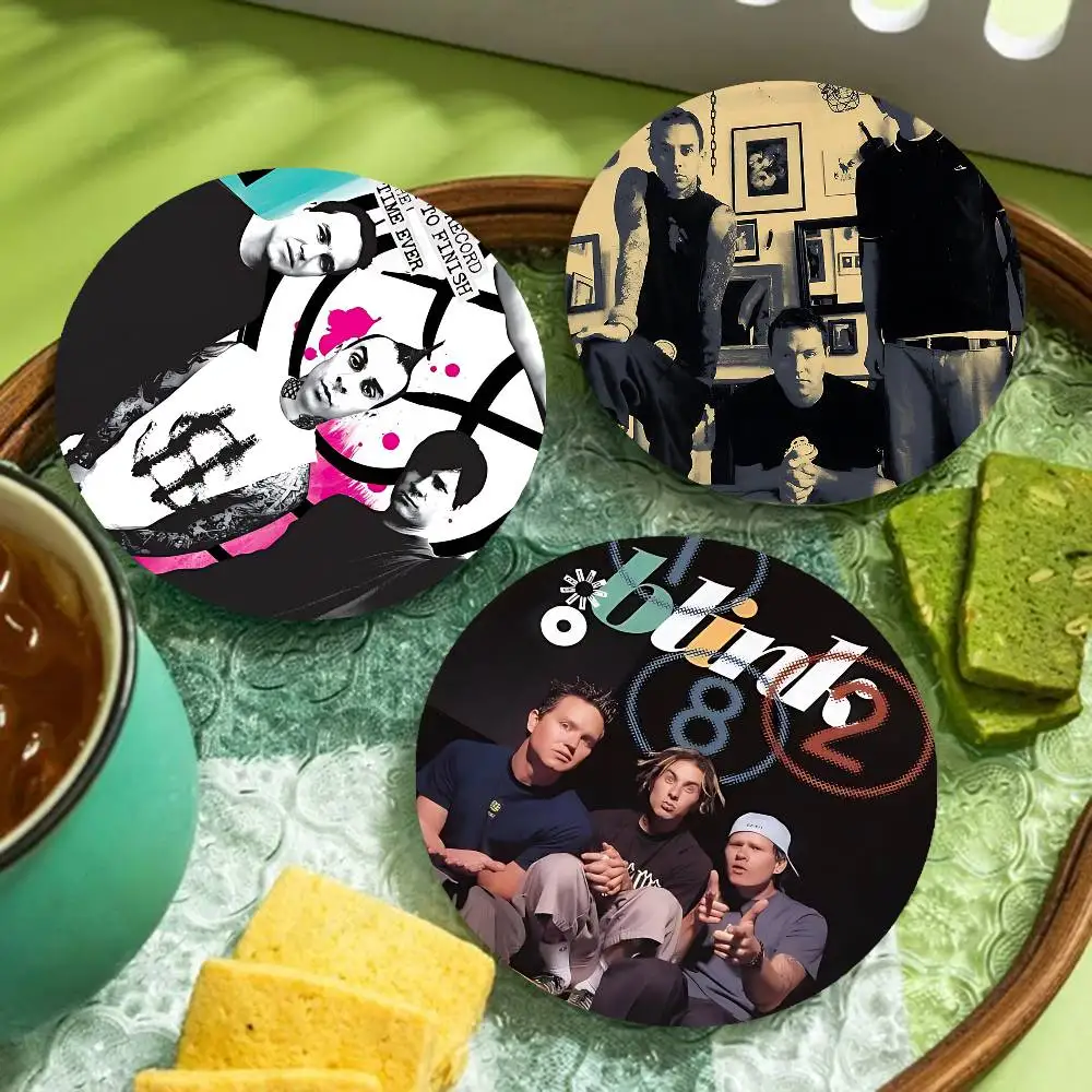 B-Blink 182 Rock Band Round Coasters Insulated Durable Cups Coffee Coaster Plate Mats Home And Decoration Kitchen Utensils
B-Blink 182 Rock Band Round Coasters Insulated Durable Cups Coffee Coaster Plate Mats Home And Decoration Kitchen Utensils