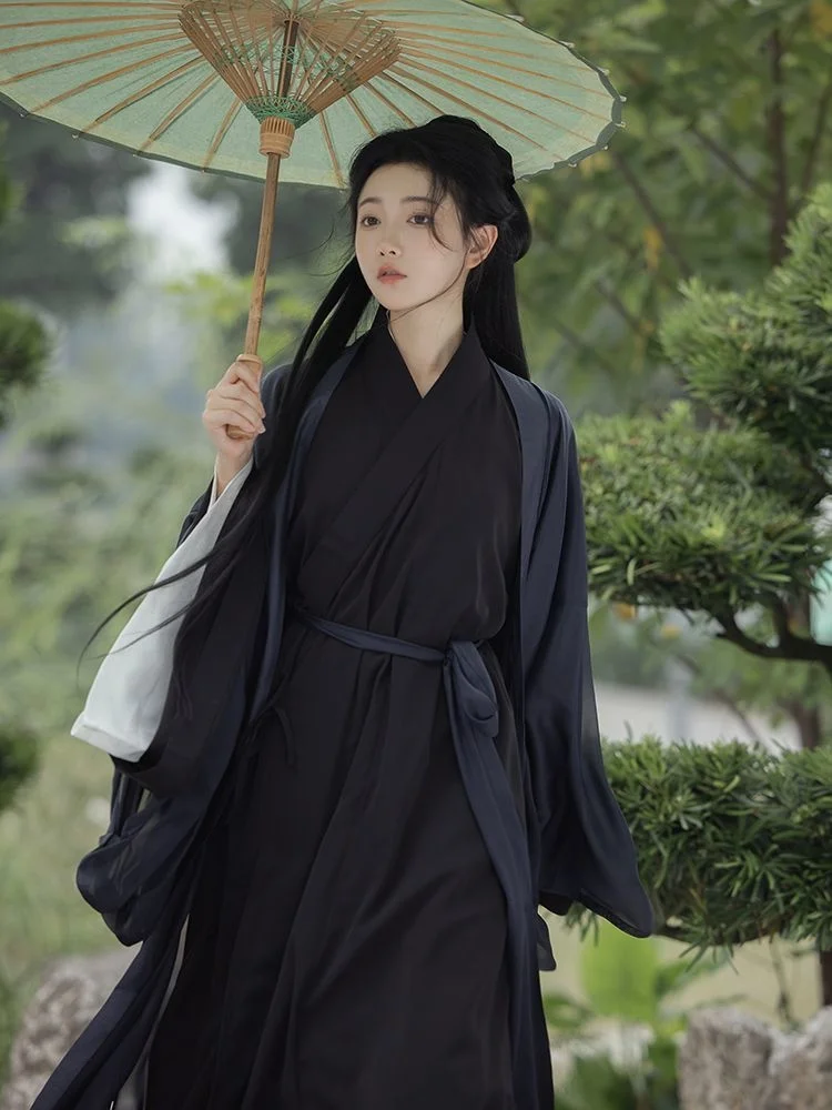 Женское платье Hanfu, женский костюм в старинном стиле, женский костюм для косплея, летний костюм ханьфу с черной курткой и белым платьем
Женское платье Hanfu, женский костюм в старинном стиле, женский костюм для косплея, летний костюм ханьфу с черной курткой и белым платьем