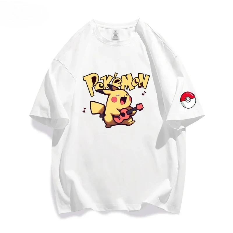 Singer Pikachu Creative Short Sleeved T-shirt, Pok É Mon Peripheral Pok É Mon, Pure Cotton Half Sleeved Men's and Women's
Singer Pikachu Creative Short Sleeved T-shirt, Pok É Mon Peripheral Pok É Mon, Pure Cotton Half Sleeved Men's and Women's