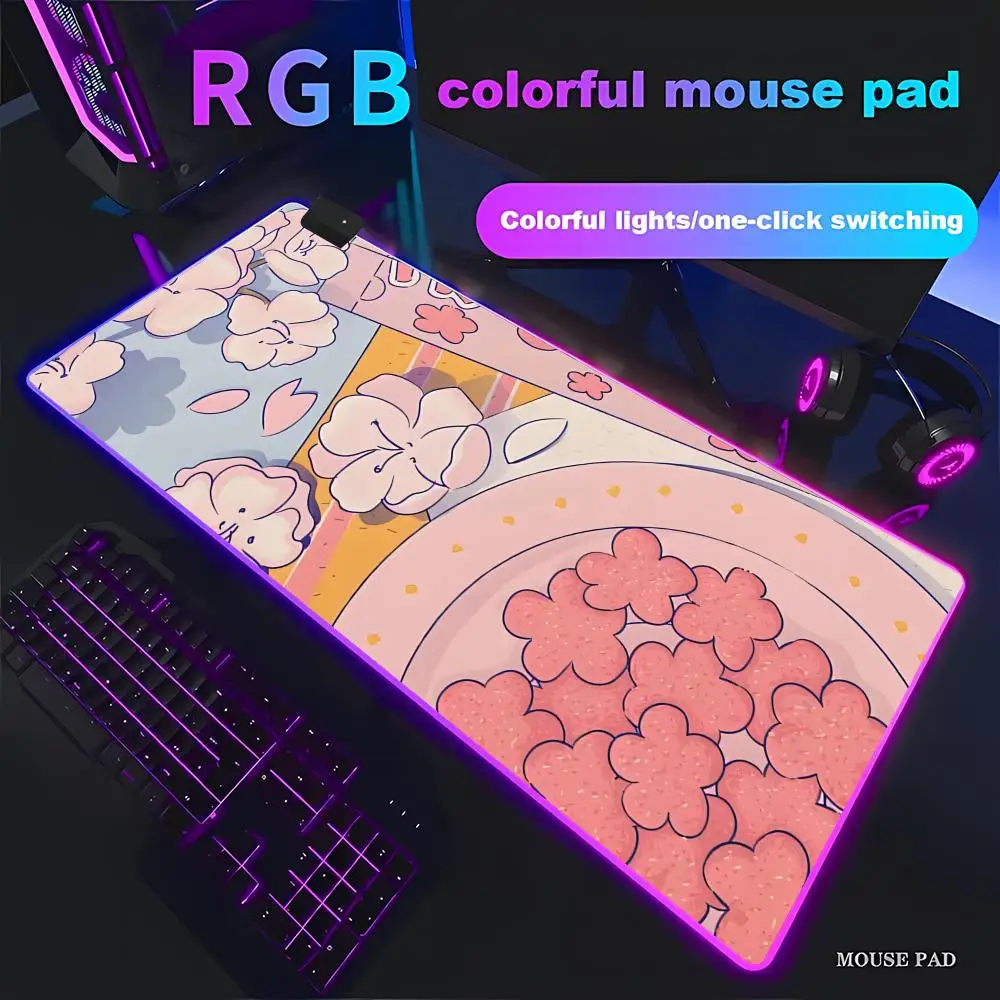RGB Cute Kawaii Gamer Anime Pink XXL Gaming Mouse Pad Rubber Locking Edge Washable anti-slip Laptop Notebook Desk Mat HYBXAXC
RGB Cute Kawaii Gamer Anime Pink XXL Gaming Mouse Pad Rubber Locking Edge Washable anti-slip Laptop Notebook Desk Mat HYBXAXC