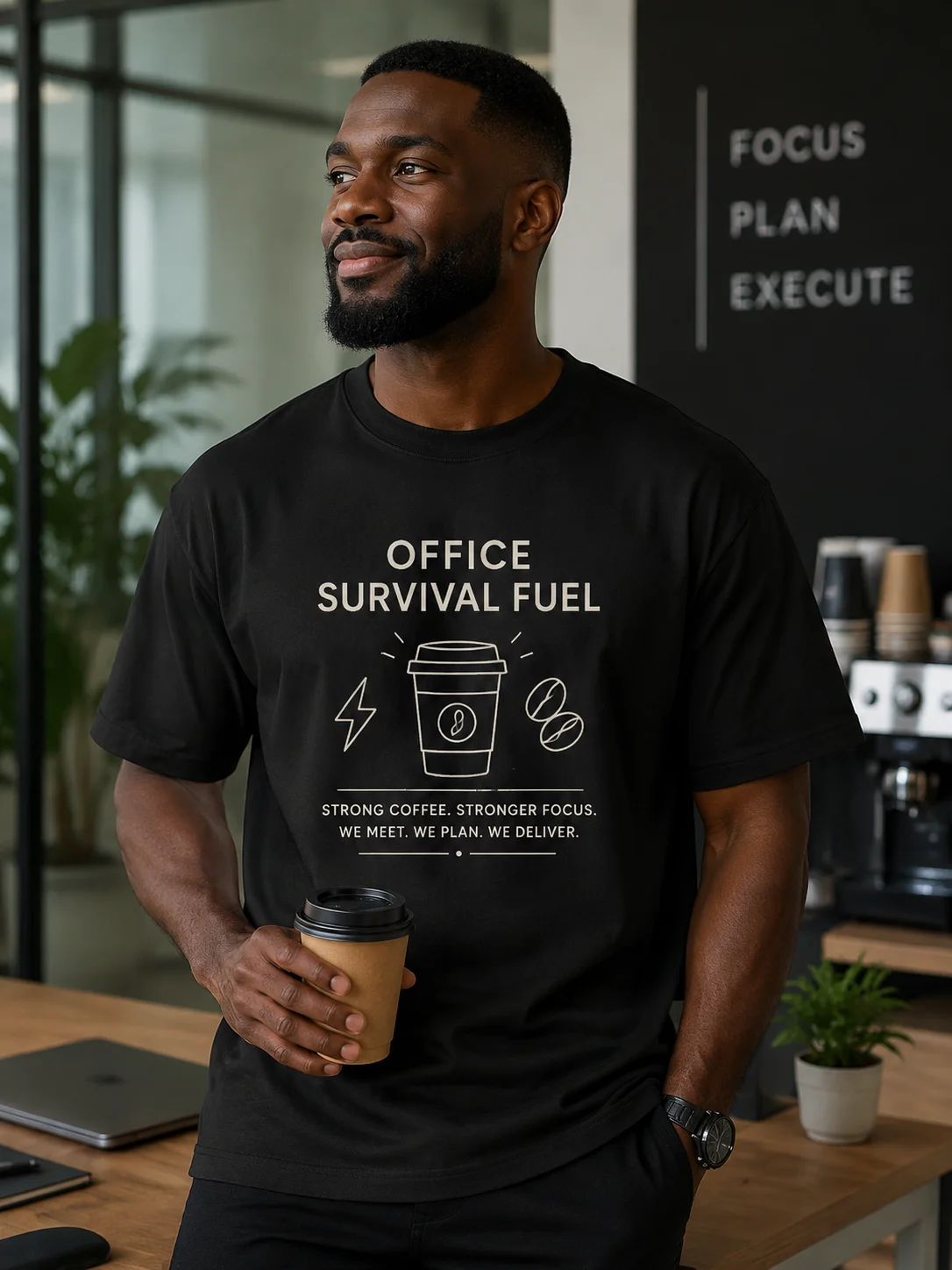 Men Graphic T Shirt Short Sleeve 50% Cotton 50% Polyester Stretch Fabric Office Coffee Graphic Print Casual Summer Daily
Men Graphic T Shirt Short Sleeve 50% Cotton 50% Polyester Stretch Fabric Office Coffee Graphic Print Casual Summer Daily