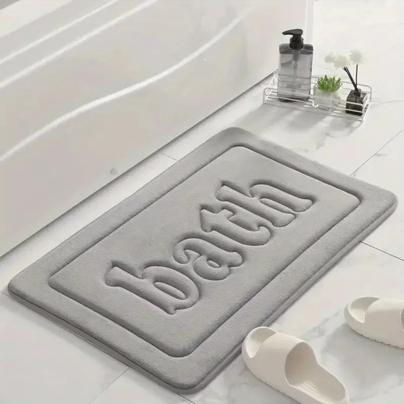 Bathroom mat Memory foam bath mat Soft anti slip quick drying bath mat Washable shower carpet suitable for home decoration
Bathroom mat Memory foam bath mat Soft anti slip quick drying bath mat Washable shower carpet suitable for home decoration