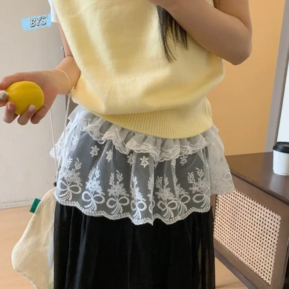 Fashion Y2K Jazz Dance Hip Scarf Shirt Extender Sweet Ruffled Edge Waistband Bow Hip-hop Lace Gauze Skirt Belt Jeans Decor
Fashion Y2K Jazz Dance Hip Scarf Shirt Extender Sweet Ruffled Edge Waistband Bow Hip-hop Lace Gauze Skirt Belt Jeans Decor